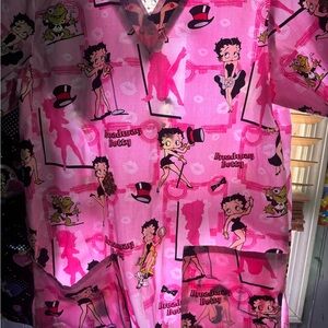 Betty Boop Pink Graphic Apparel